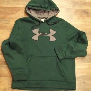 Mens Under Armour Loose Storm Hoodie Medium Green
